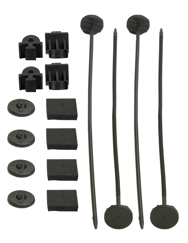 Derale Plastic Mount Rods Electric Fan Mounting Brackets 16744