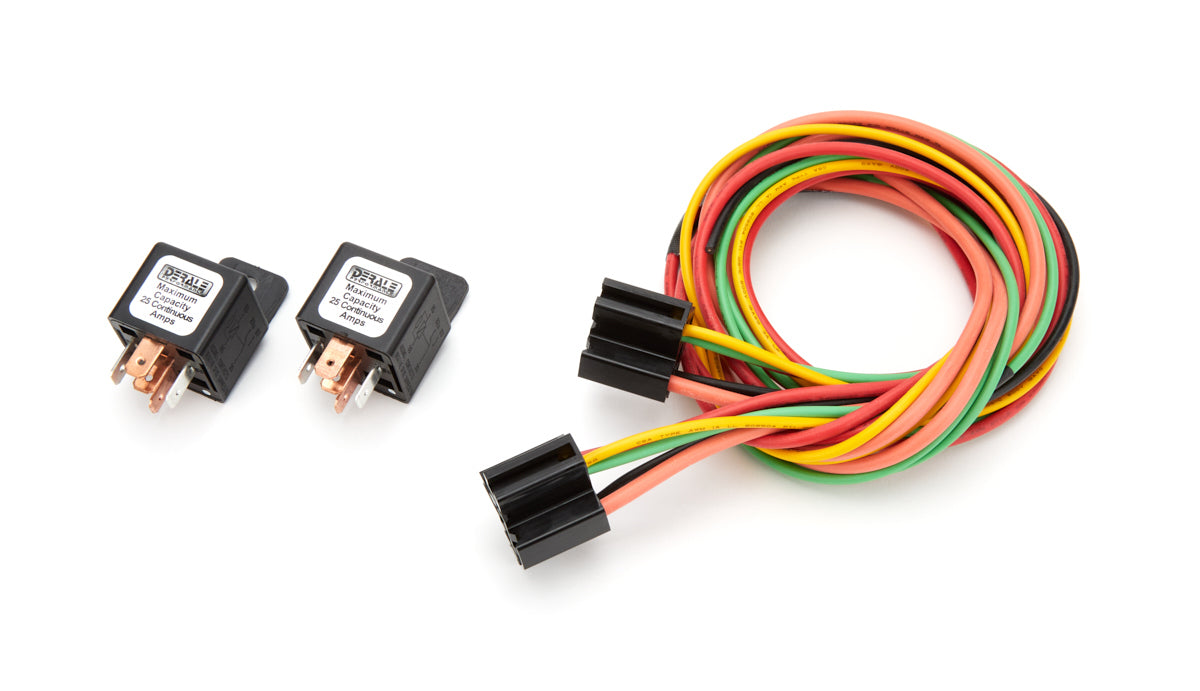 Derale 40/60 Amp Dual Relay w/Wiring Harness Relays/Relay Kits 16765