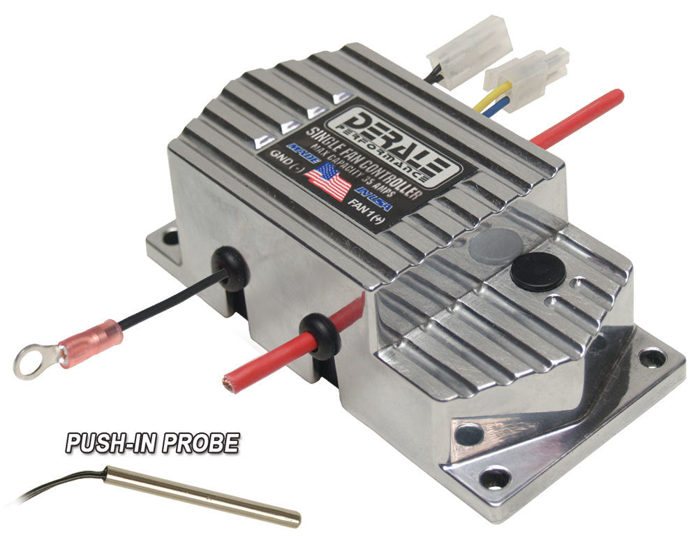 Derale Single Fan Controller Adjustable 150-240 Electric Fan Controllers 16778