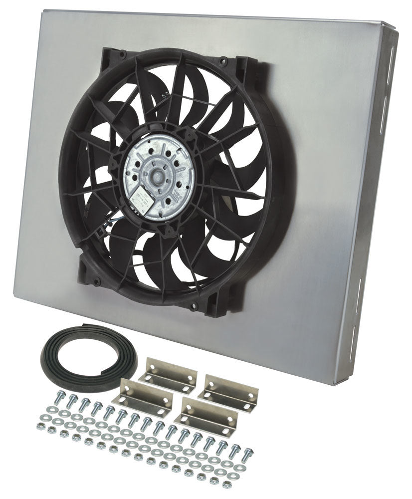 Derale RAD Fan w/Alum Shroud Assembly Cooling Fans - Electric 16820