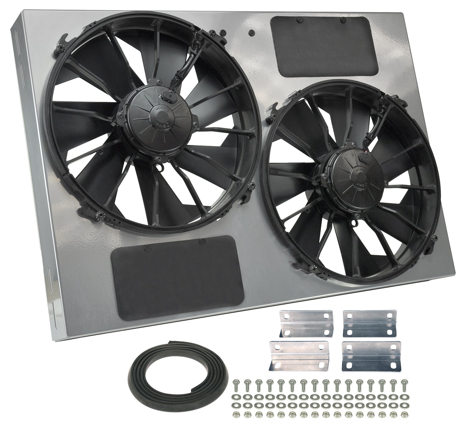 Derale 13in Dual High Output RAD Fans Puller Cooling Fans - Electric 16927