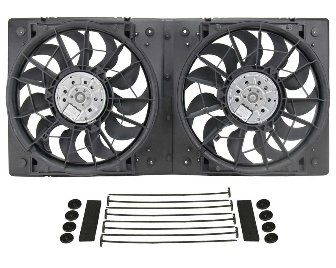 Derale 13in Dual High Output RAD Fans Puller Cooling Fans - Electric 16928