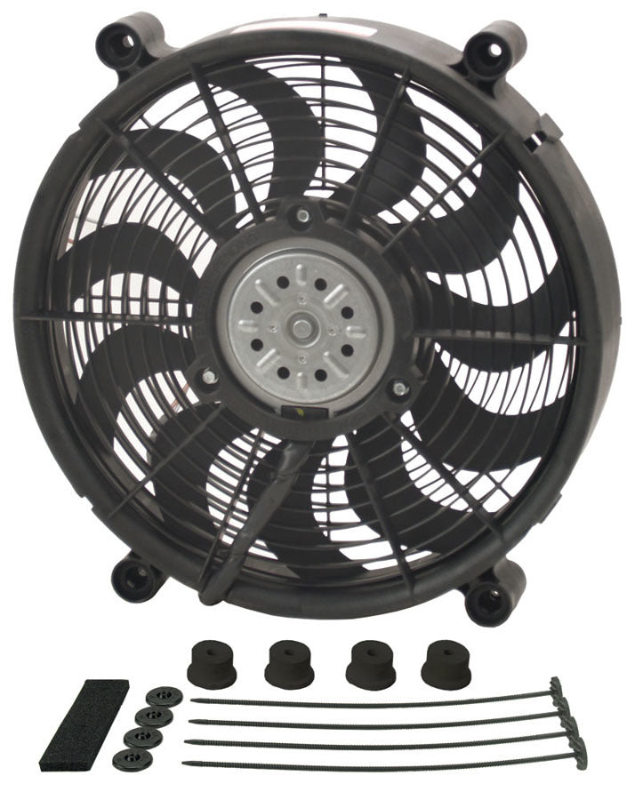 Derale 14in High Output Electrc Fan Std Kit Cooling Fans - Electric 18214
