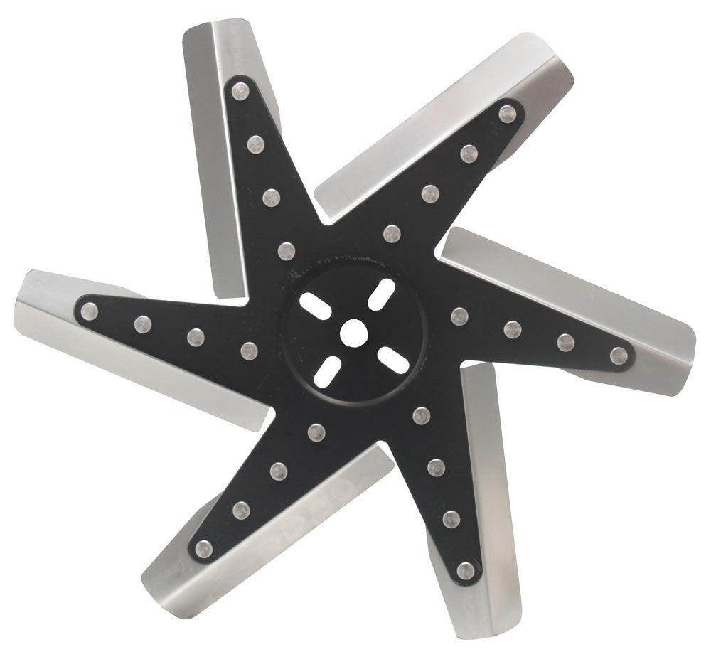 Derale 15in Stainless Fan Cooling Fans - Mechanical 19115