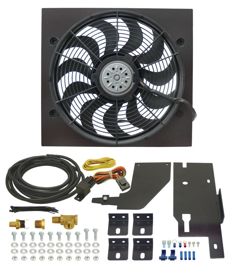 Derale 86-06 Wrangler Electric Fan Kit Cooling Fans - Electric 20161