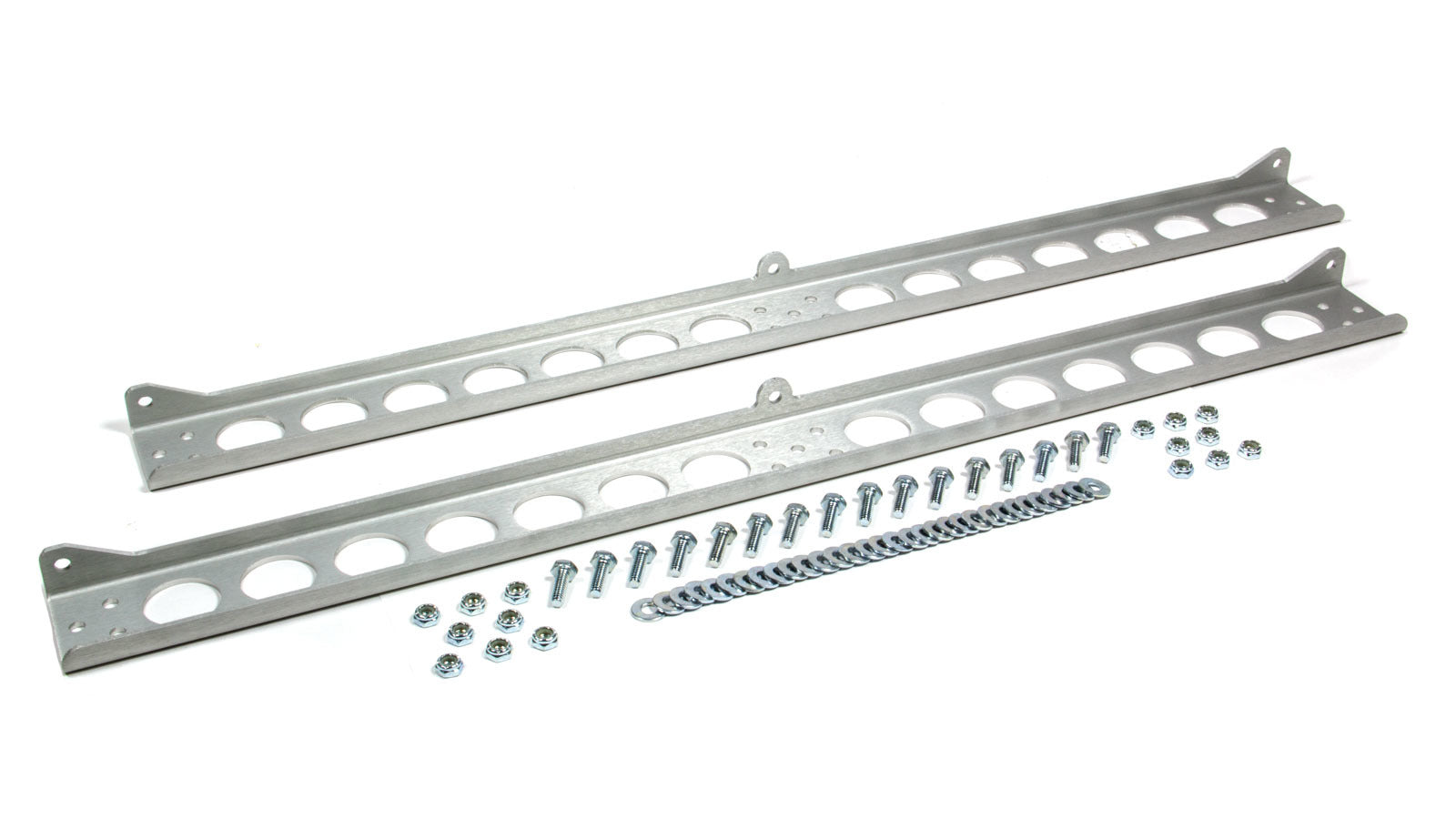 Derale Dual Cooler Mounting Brackets Aluminum Fluid Cooler Mounting Kits 50022