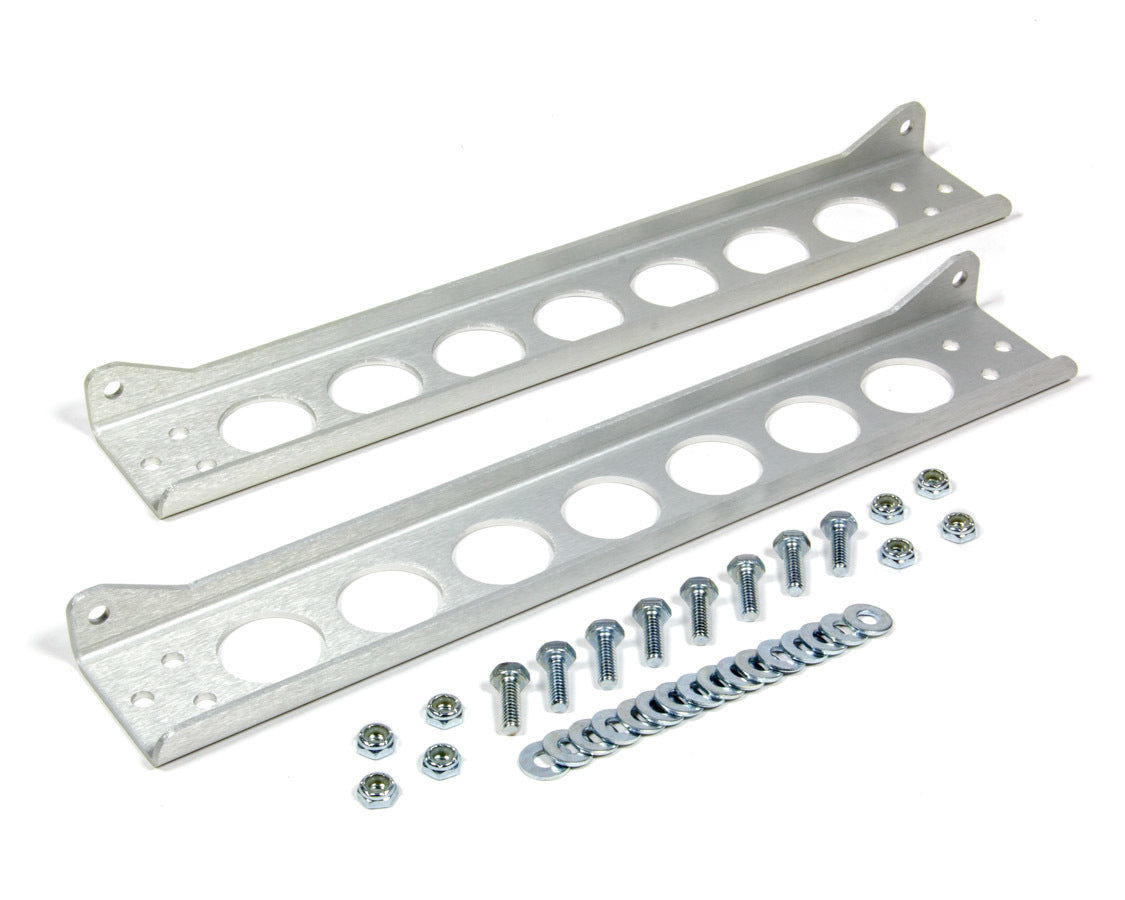 Derale Single Cooler Mounting Brackets Aluminum Fluid Cooler Mounting Kits 50023