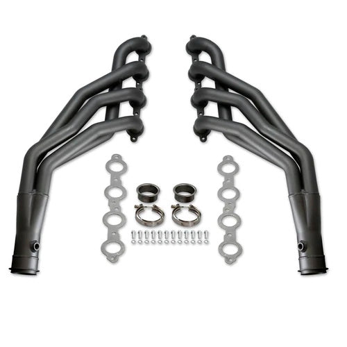 Doug's Headers Headers - Full - 1.875 in Primary - 3 in Collector - Gaskets / Hardware / Reducers Included - Steel - Black Paint - GM LS-Series - GM Fullsize Truck 1963-72 - Pair - D3348-B