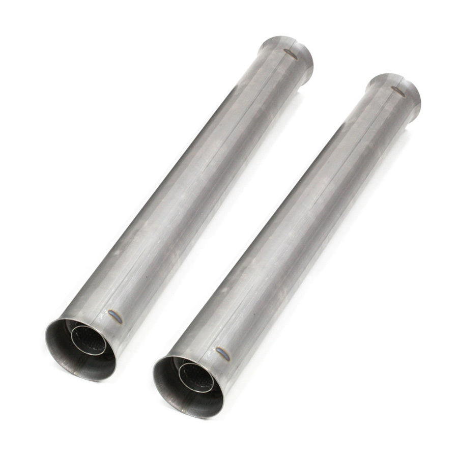 Doug's Headers Muffler Insert - Maximum Flow - Glasspack Style - 4 in Side Tube - Slip-In - Steel - Natural - Pair - D952