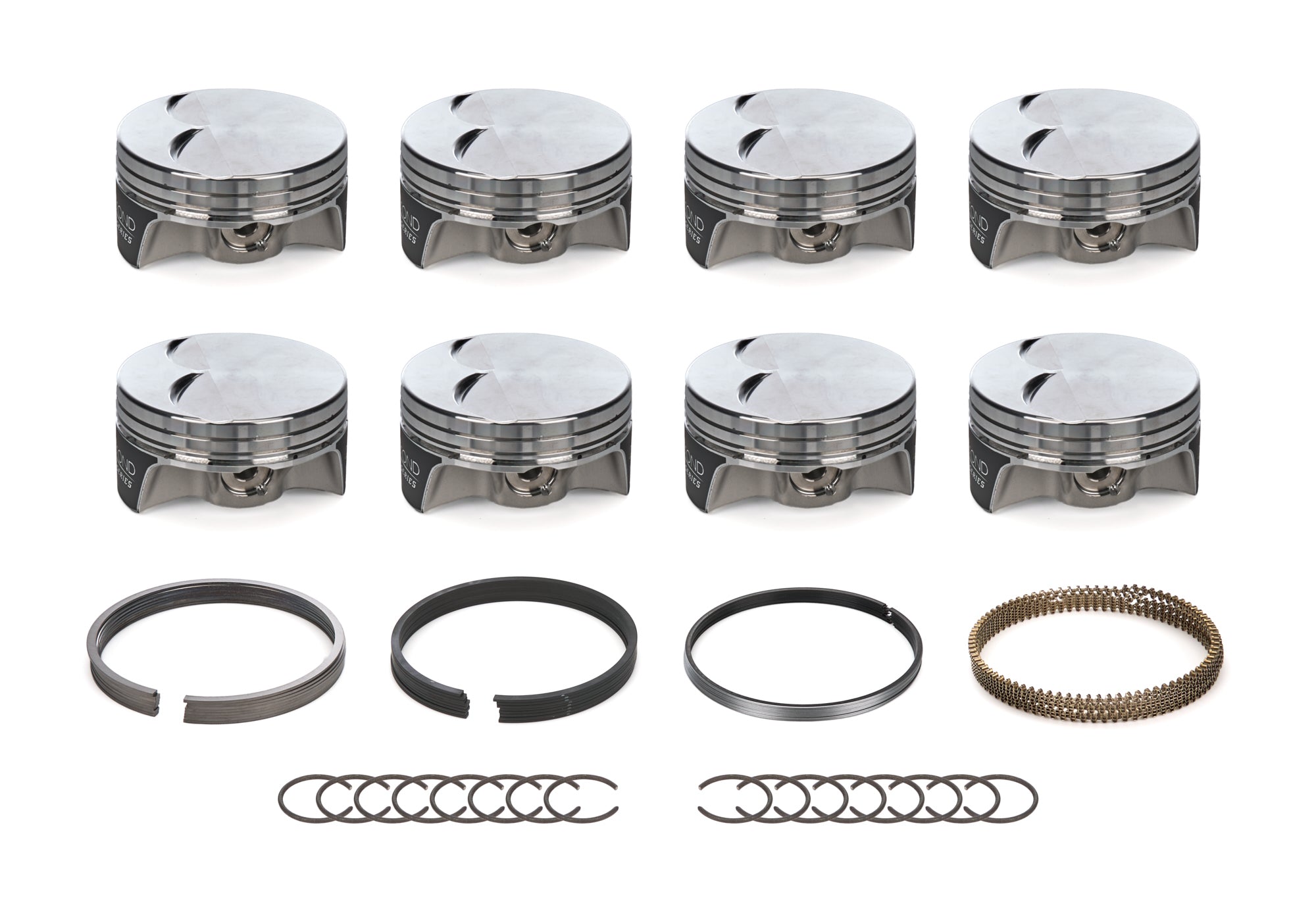 Diamond Racing Products LSX 15-Deg FT Piston & Ring Set 4.125 Bore Pistons 21563-RS-8