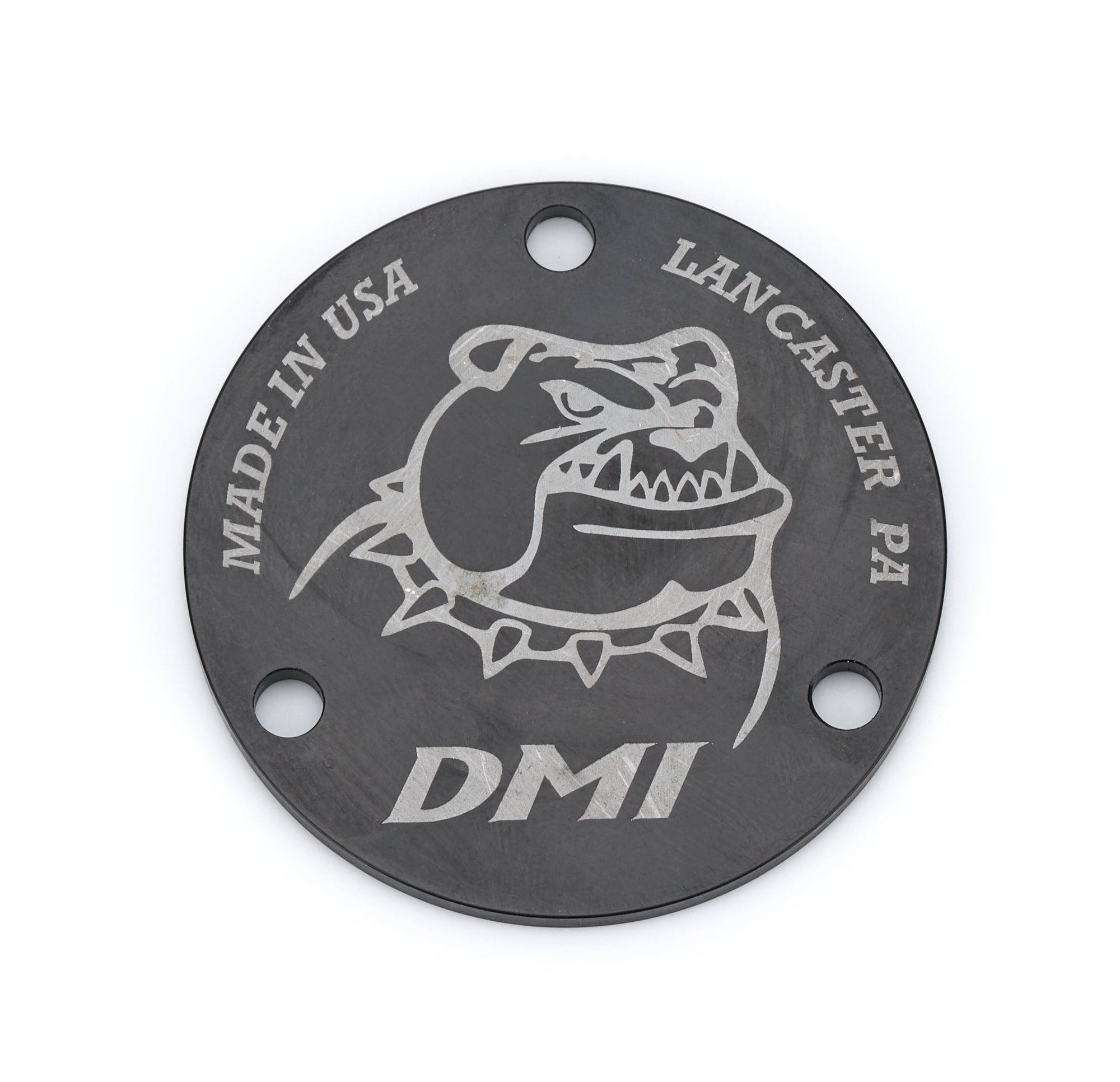 Diversified Machine Drive Flange Dust Cover - Bolt-On - O-Ring - Dmi Logo - Aluminum - Black Anodized - Each - CRC-2056C