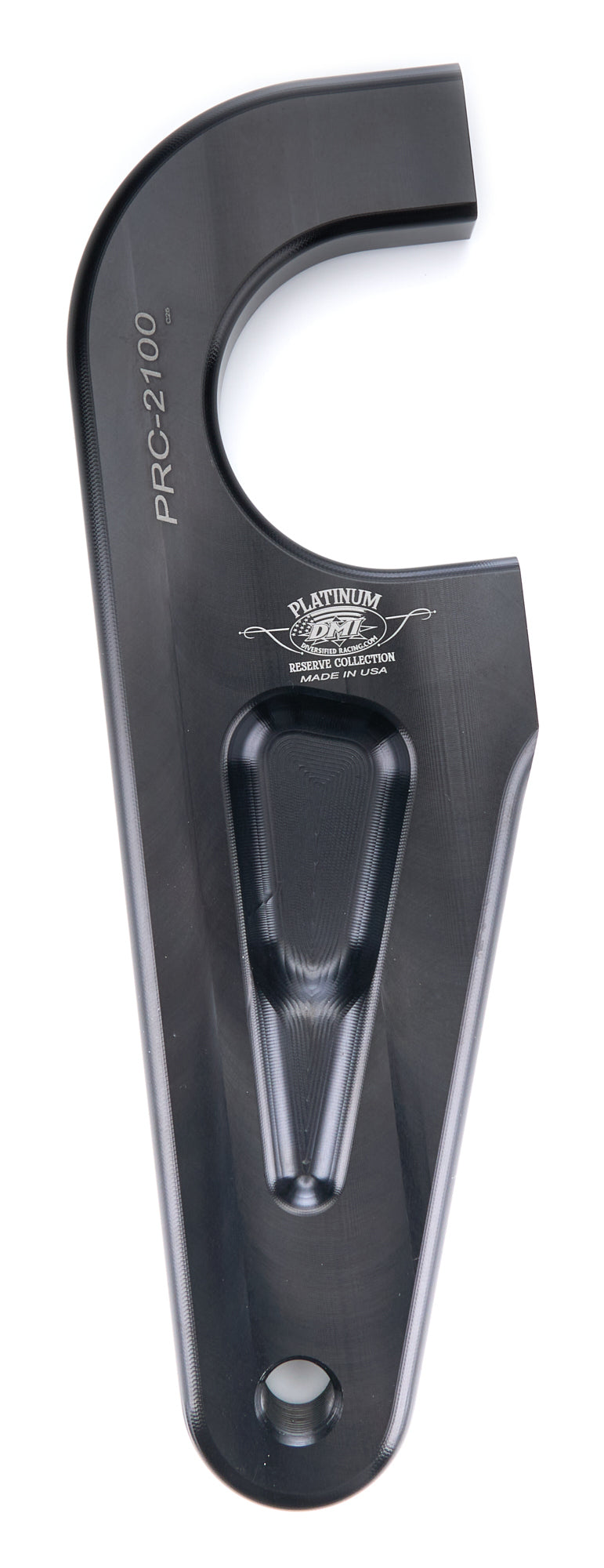 Diversified Machine Steering Arm - Platinum Reserve Collection - Single - Passenger Side - Aluminum - Black Anodized - Sprint Car - Each - PRC-2100