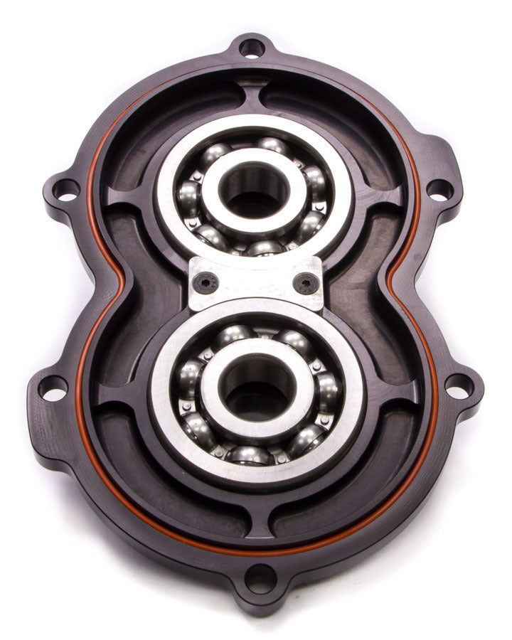 Diversified Machine Gear Cover - 6-Bolt - Ball Bearings - Aluminum - Black Anodized - Dmi Bulldog Quick Change - Kit - RRC-1386B
