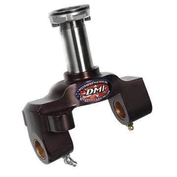 Diversified Machine Spindle - Aluminum Body - Straight Steel Snout - Black Anodized - Sprint Car - Each - SRC-2000B