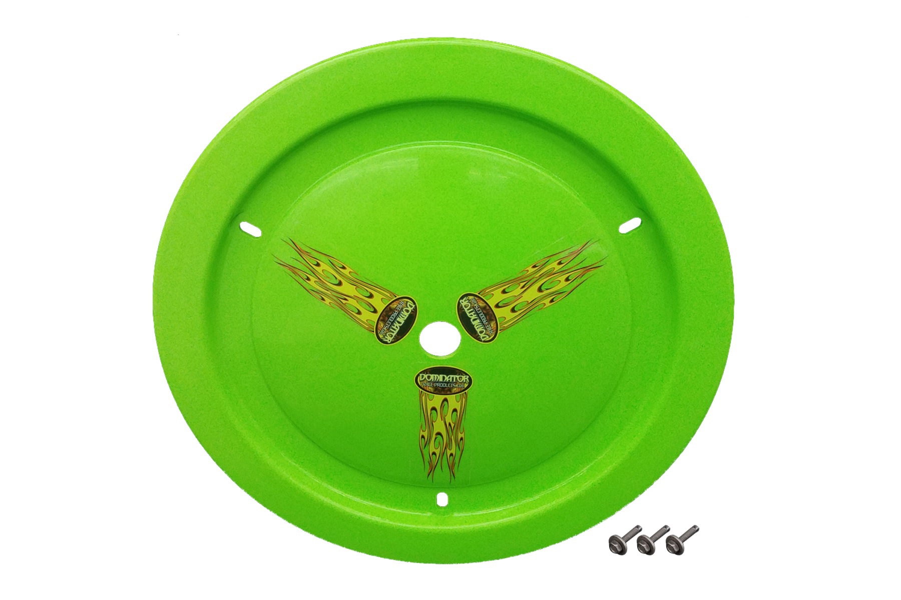 Dominator Race Body Mud Cover - Ultimate - Bolt-On - Hardware Included - Cover Only - Plastic - Xtreme Green - 15 in Wheels - Each - DOM-1012-B-XG
