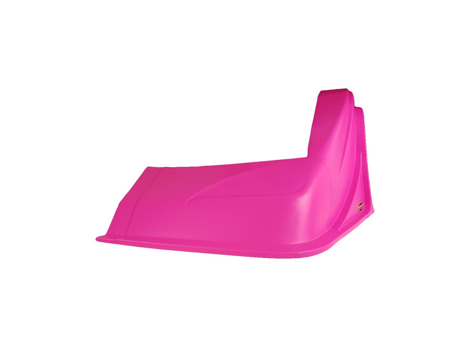 Dominator Race Body Nose - Outlaw - Driver Side - Fender Included - Plastic - Pink - Universal - Asphalt Late Model - Kit - DOM-2001-PK