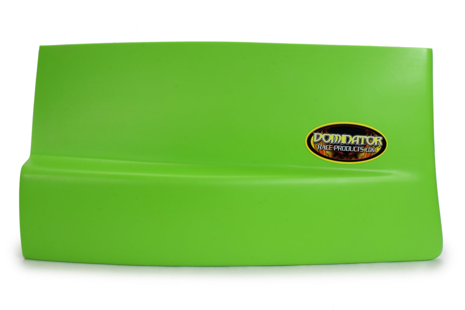 Dominator Race Body Fender Extension - Dominator - Driver Side - Molded Plastic - Xtreme Green - Dirt Late Model - Each - DOM-2302-EX-XG