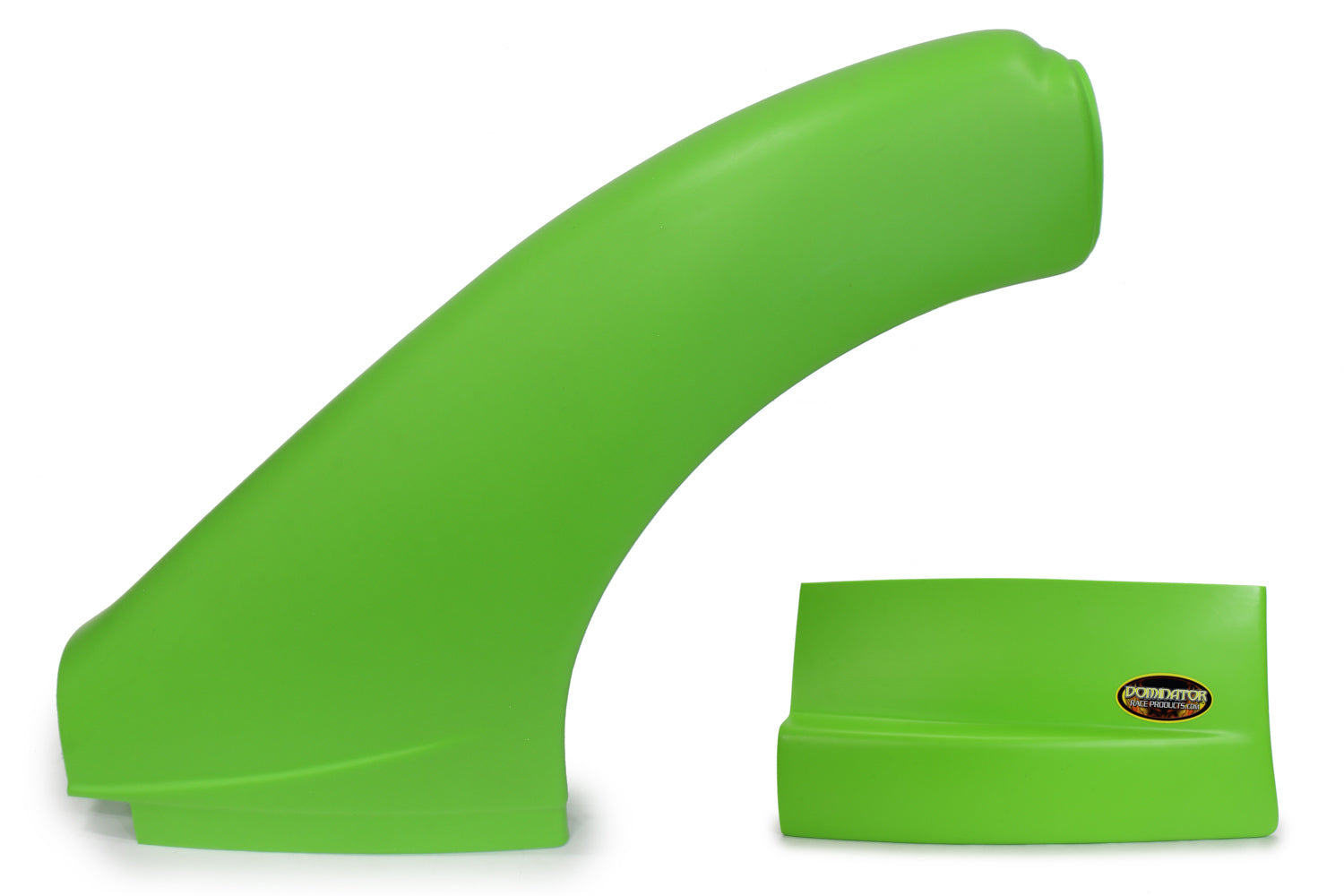 Dominator Race Body Fender - Dominator - Complete - Driver Side - Plastic - Xtreme Green - Dirt Late Model - Kit - 2302-XG