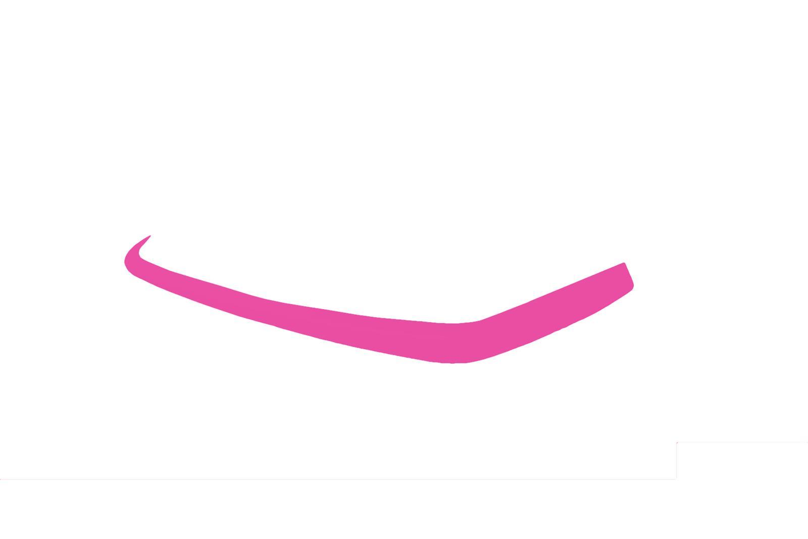 Dominator Race Body Air Valance - 3 Piece - Plastic - Pink - Dirt Late Model - Kit - 2304-PK