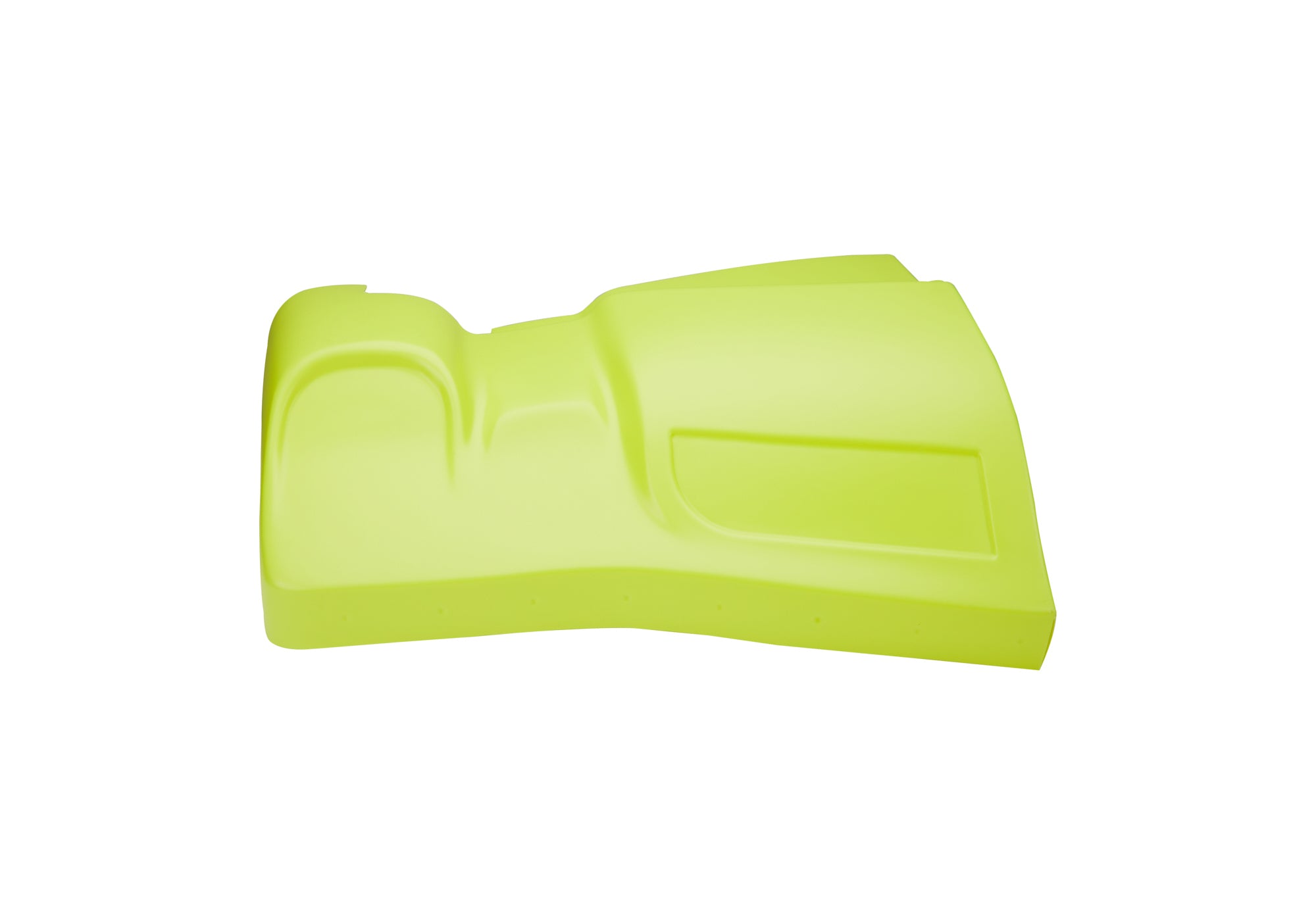 Dominator Race Body Nose - SS Killer Z - Passenger Side - Upper - Plastic - Fluorescent Yellow - Street Stock - Each - 326-R-FLO-YE