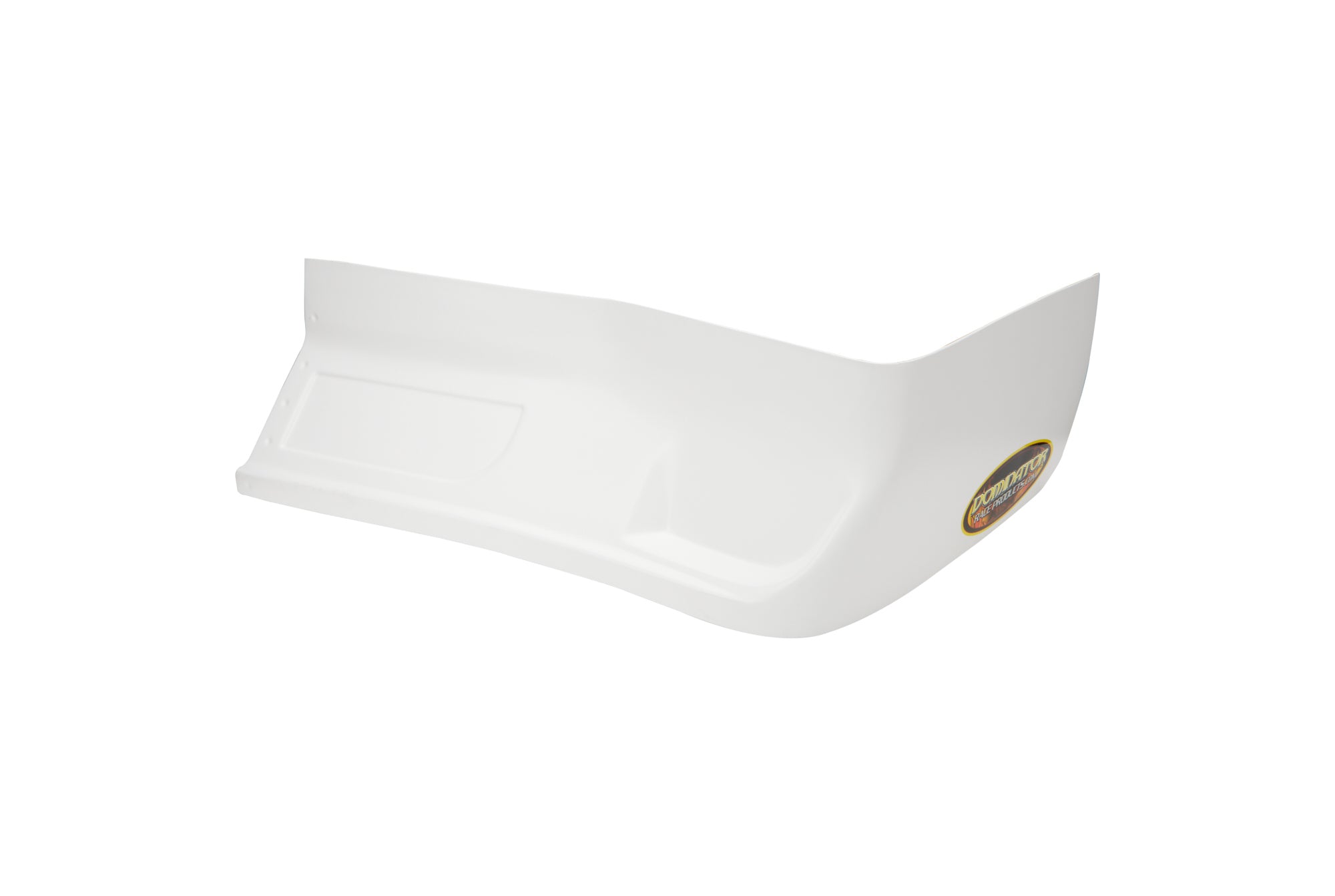 Dominator Race Body Nose - SS Killer Z - Driver Side - Lower - Plastic - White - Street Stock - Each - 327-L-WH