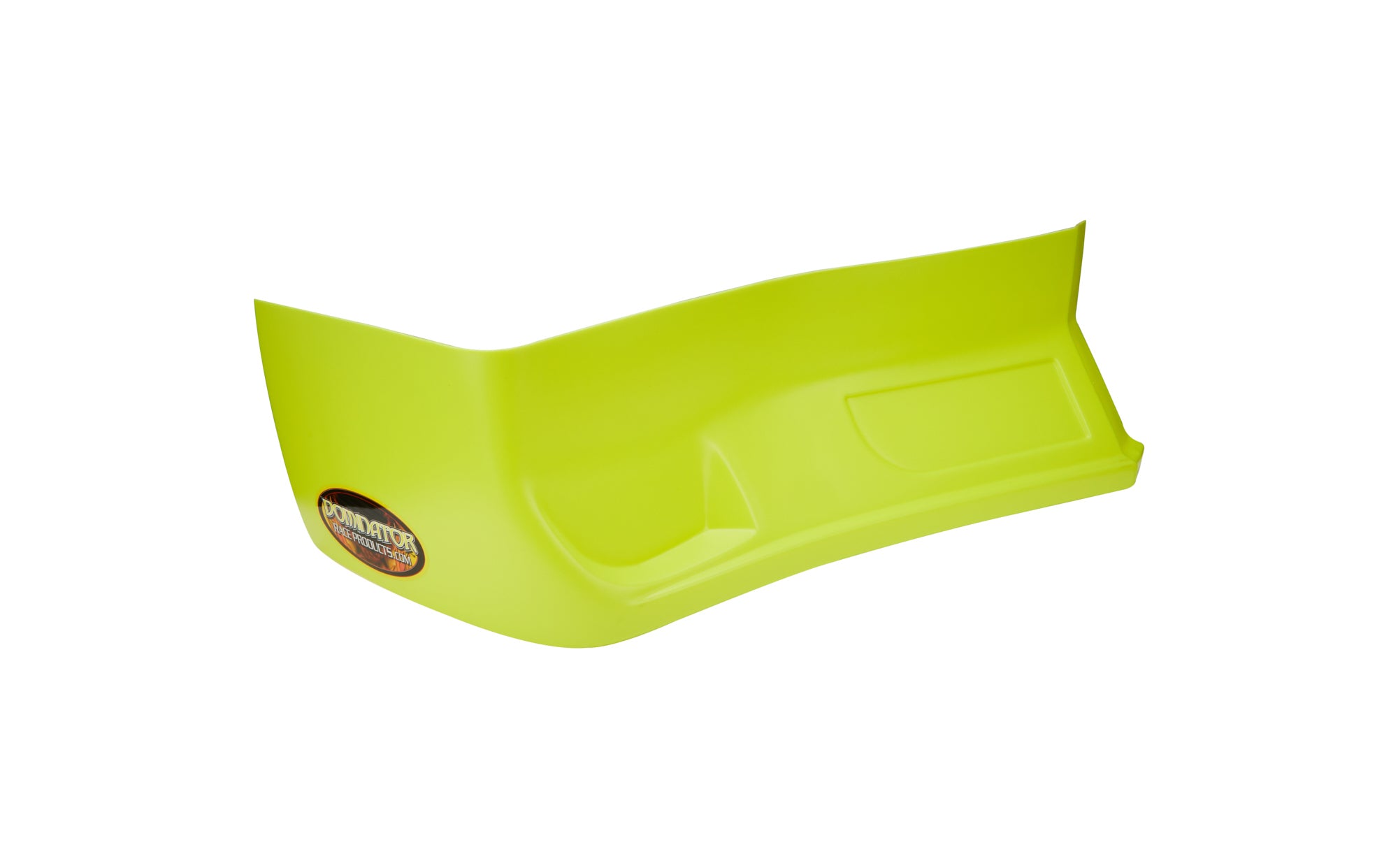 Dominator Race Body Nose - SS Killer Z - Passenger Side - Lower - Plastic - Fluorescent Yellow - Street Stock - Each - 327-R-FLO-YE