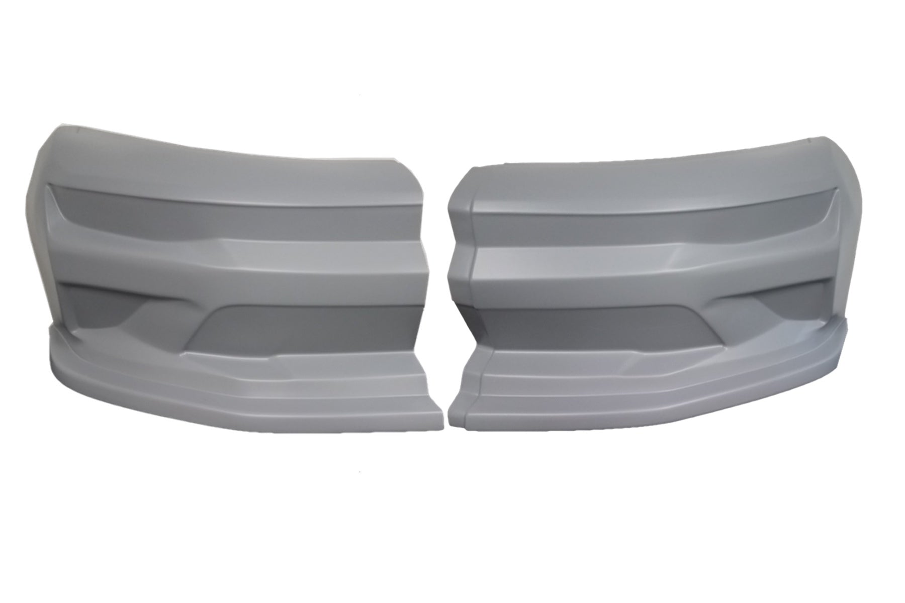 Dominator Race Body Nose - Dominator SS Camaro - 2-Piece Complete - Plastic - Gray - Universal - Street Stock - Kit - DOM330-GRY
