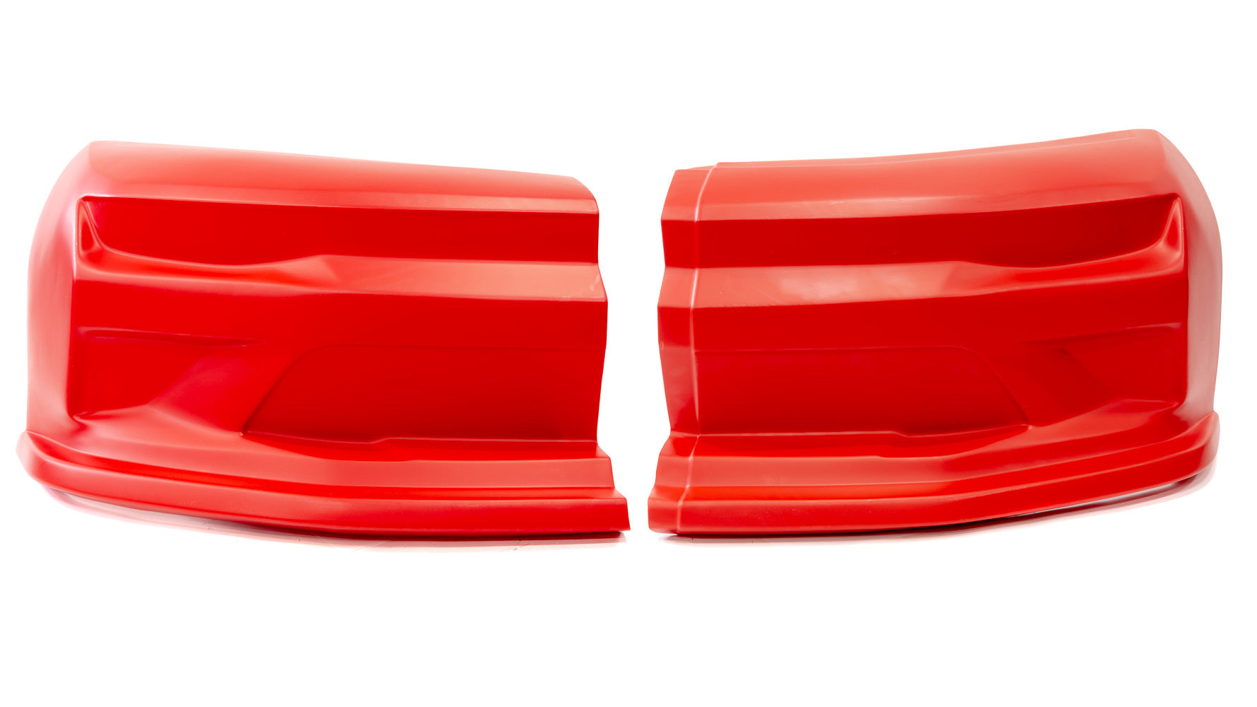 Dominator Race Body Nose - Dominator SS Camaro - 2-Piece Complete - Plastic - Red - Universal - Street Stock - Kit - DOM-330-RD