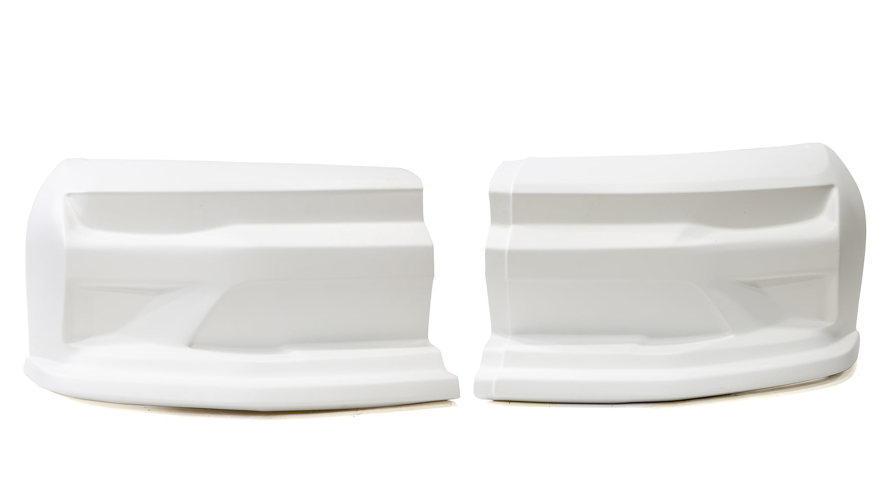 Dominator Race Body Nose - Dominator SS Camaro - 2-Piece Complete - Plastic - White - Universal - Street Stock - Kit - DOM-330-WH
