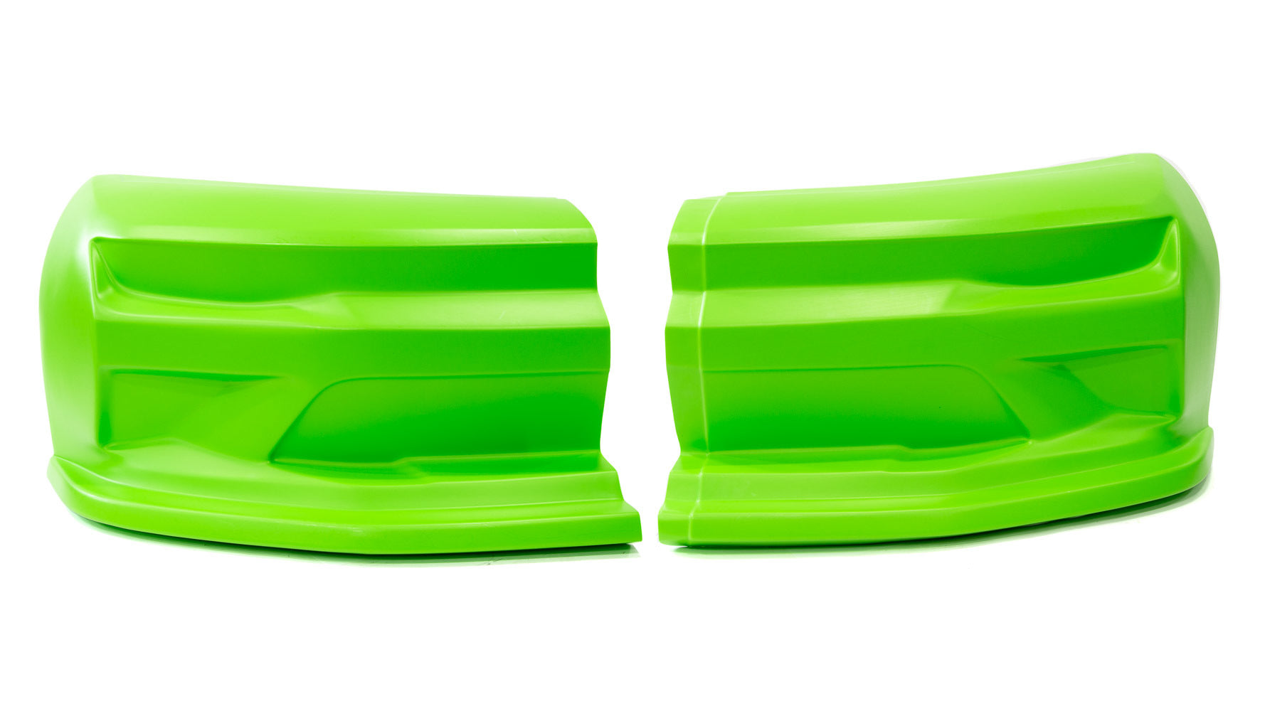 Dominator Race Body Nose - Dominator SS Camaro - 2-Piece Complete - Plastic - Xtreme Green - Universal - Street Stock - Kit - 330-XG