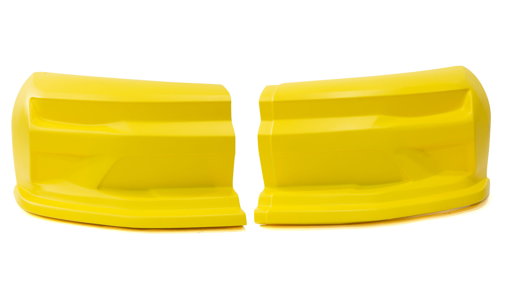 Dominator Race Body Nose - Dominator SS Camaro - 2-Piece Complete - Plastic - Yellow - Universal - Street Stock - Kit - 330-YE