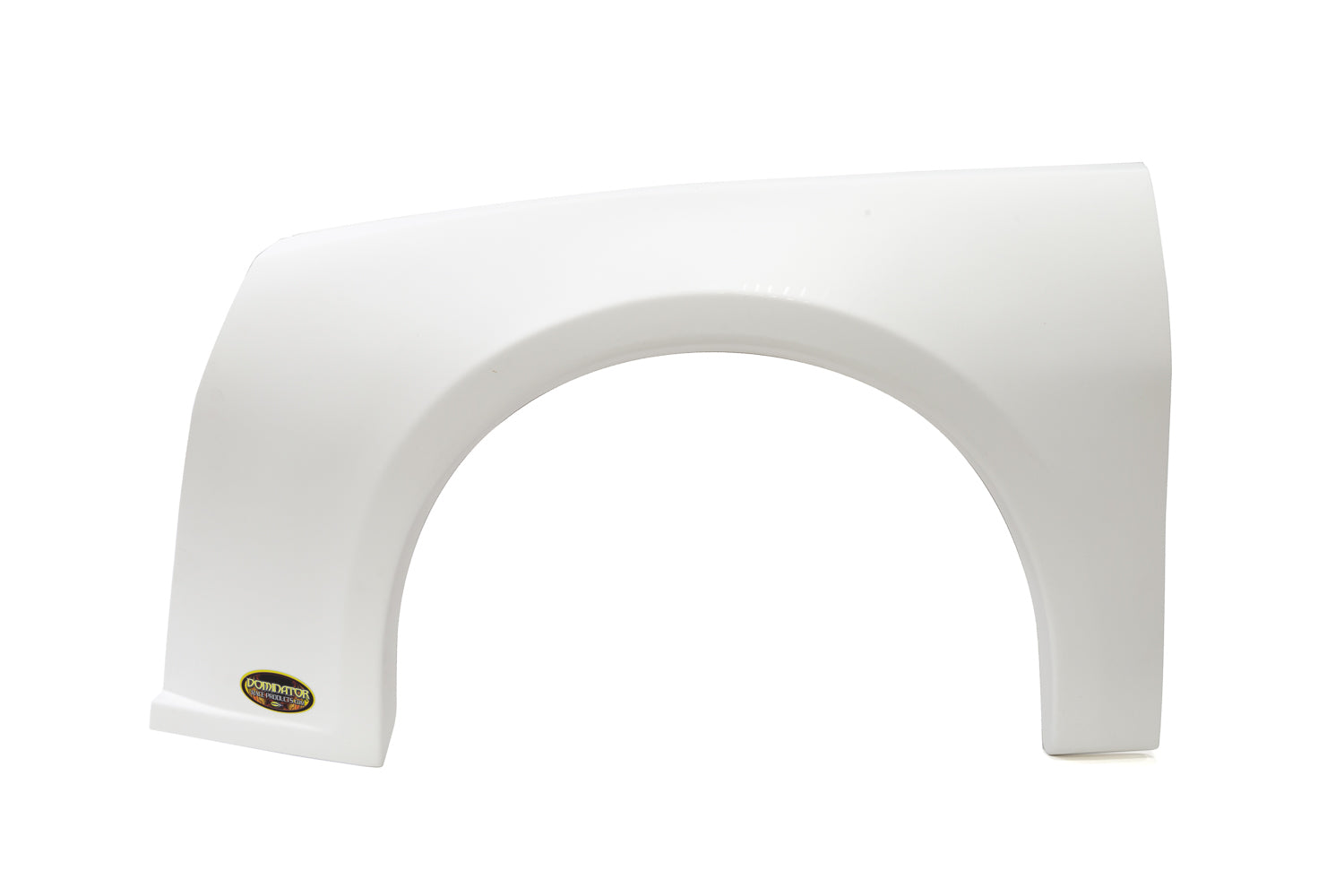 Dominator Race Body Fender - Driver Side - Plastic - White - Street Stock - Each - 334-WH