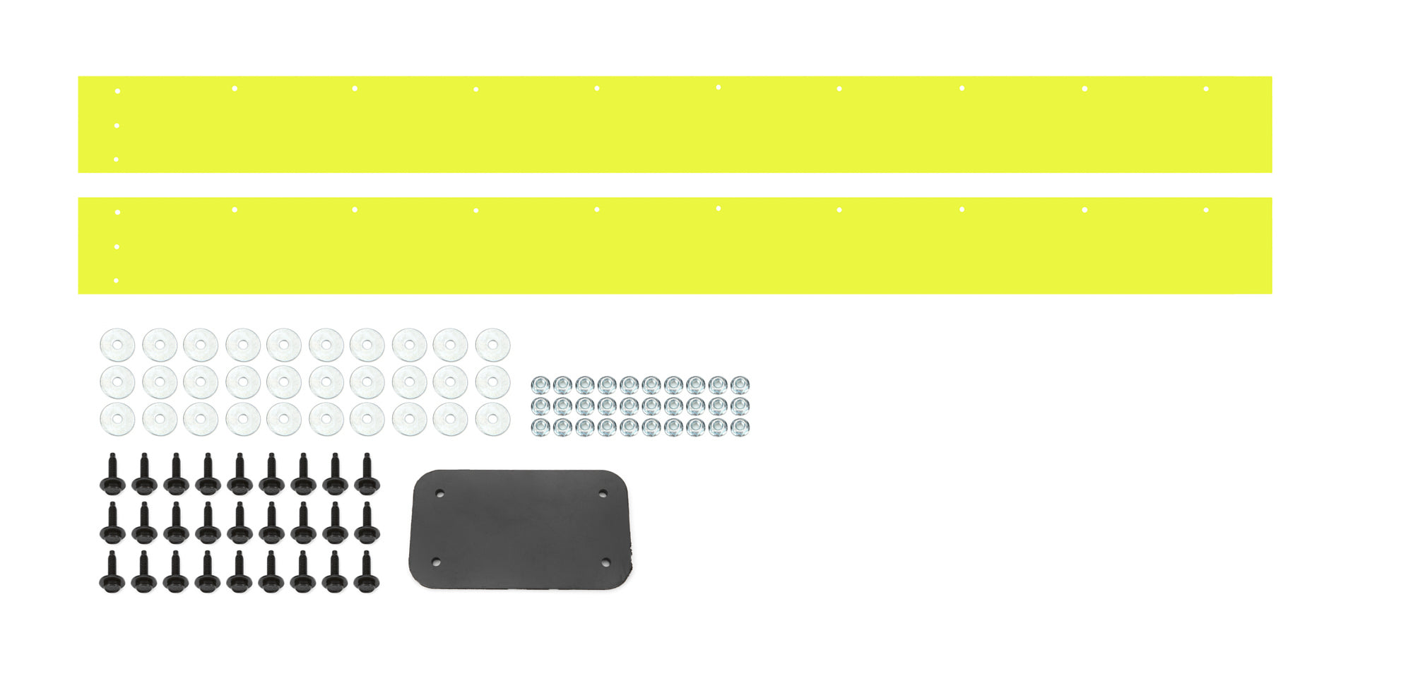 Dominator Race Body Air Valance - Killer Z - 2-Piece - Plastic - Fluorescent Yellow - GM F-Body 1981 - Kit - 347-FLO-YE
