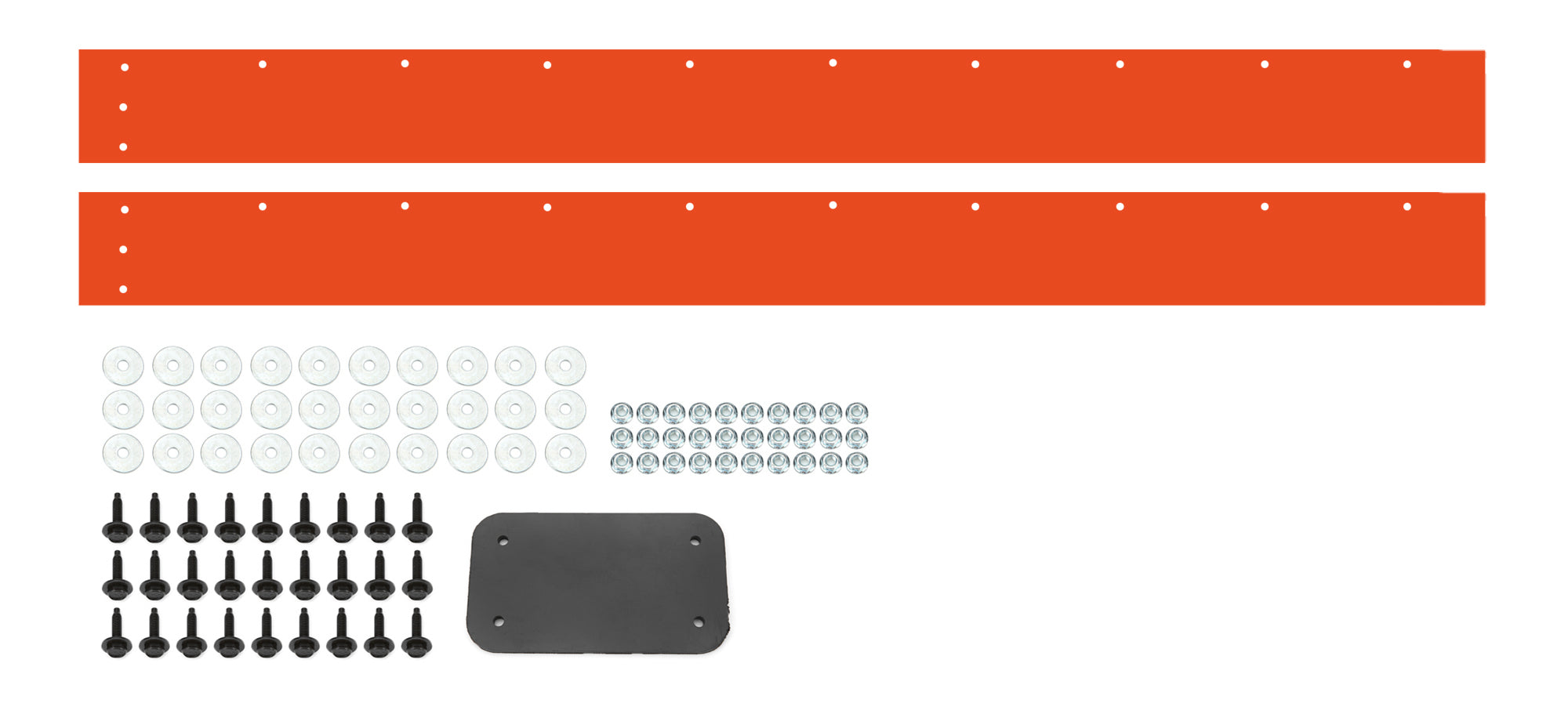Dominator Race Body Air Valance - Killer Z - 2-Piece - Plastic - Orange - GM F-Body 1981 - Kit - 347-OR