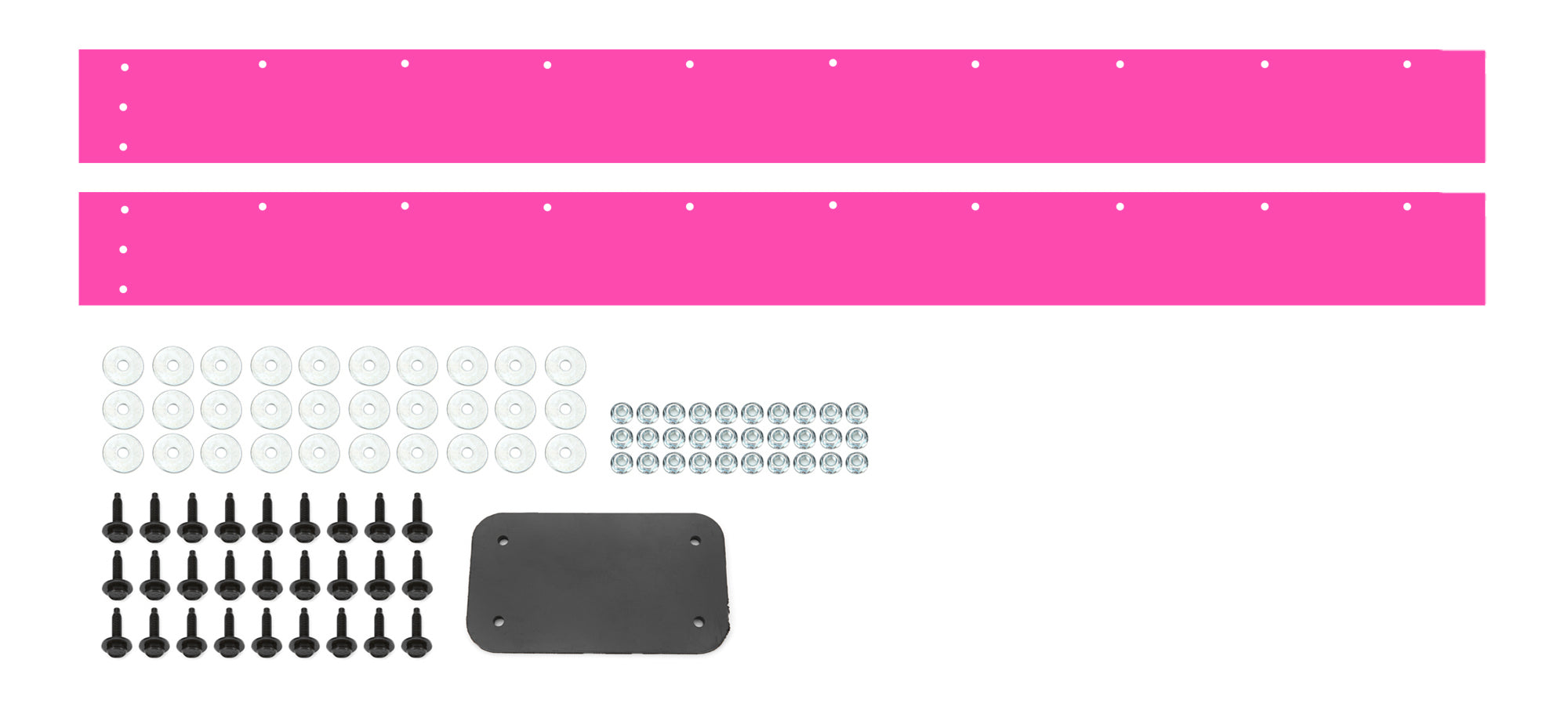 Dominator Race Body Air Valance - Killer Z - 2-Piece - Plastic - Pink - GM F-Body 1981 - Kit - DOM-347-PK