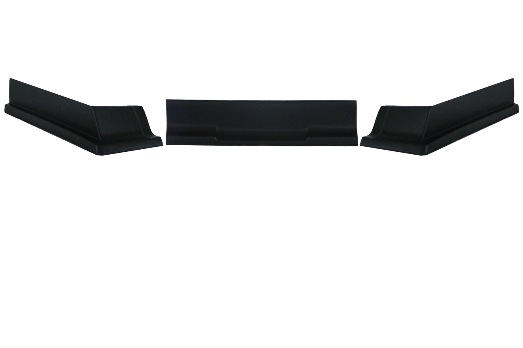 Dominator Race Body Air Valance - 3 Piece - Plastic - Black - Dirt Modified - Kit - 409-BK