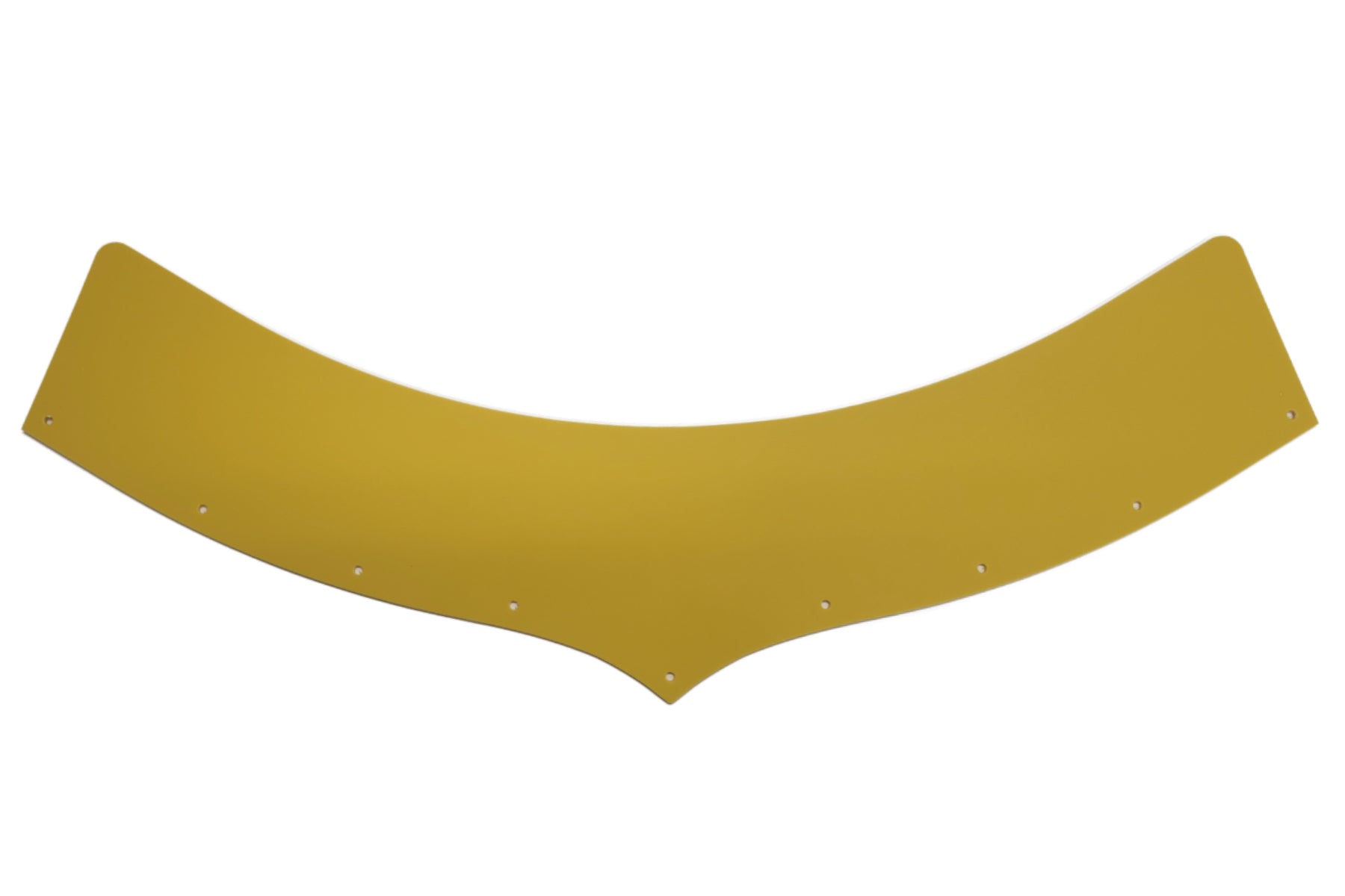 Dominator Race Body Hood Scoop Extension - 5.5 in Tall - Plastic - Yellow - Predator Hood Scoops - Each - 500-EX-YE