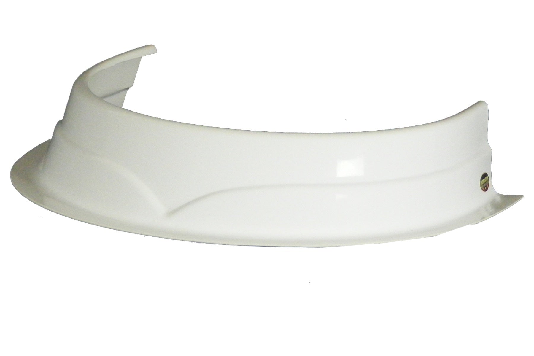 Dominator Race Body Hood Scoop - Predator - 3.5 in Height - Curved Front - Plastic - White - Each - 500-WH