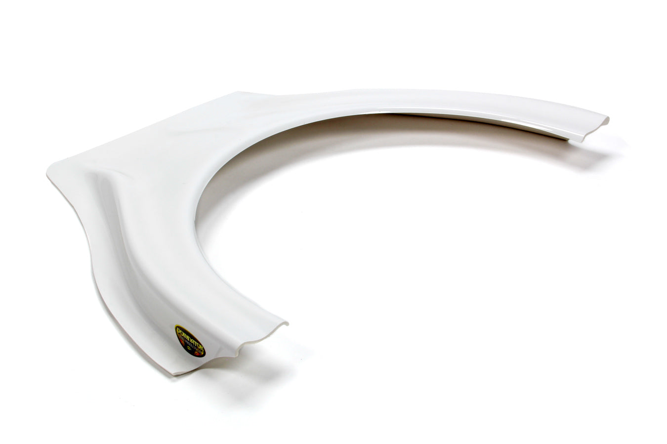 Dominator Race Body Hood Scoop - Stalker - Dirt - 1.5 in Height - Curved Front - Plastic - White - Each - 501-WH