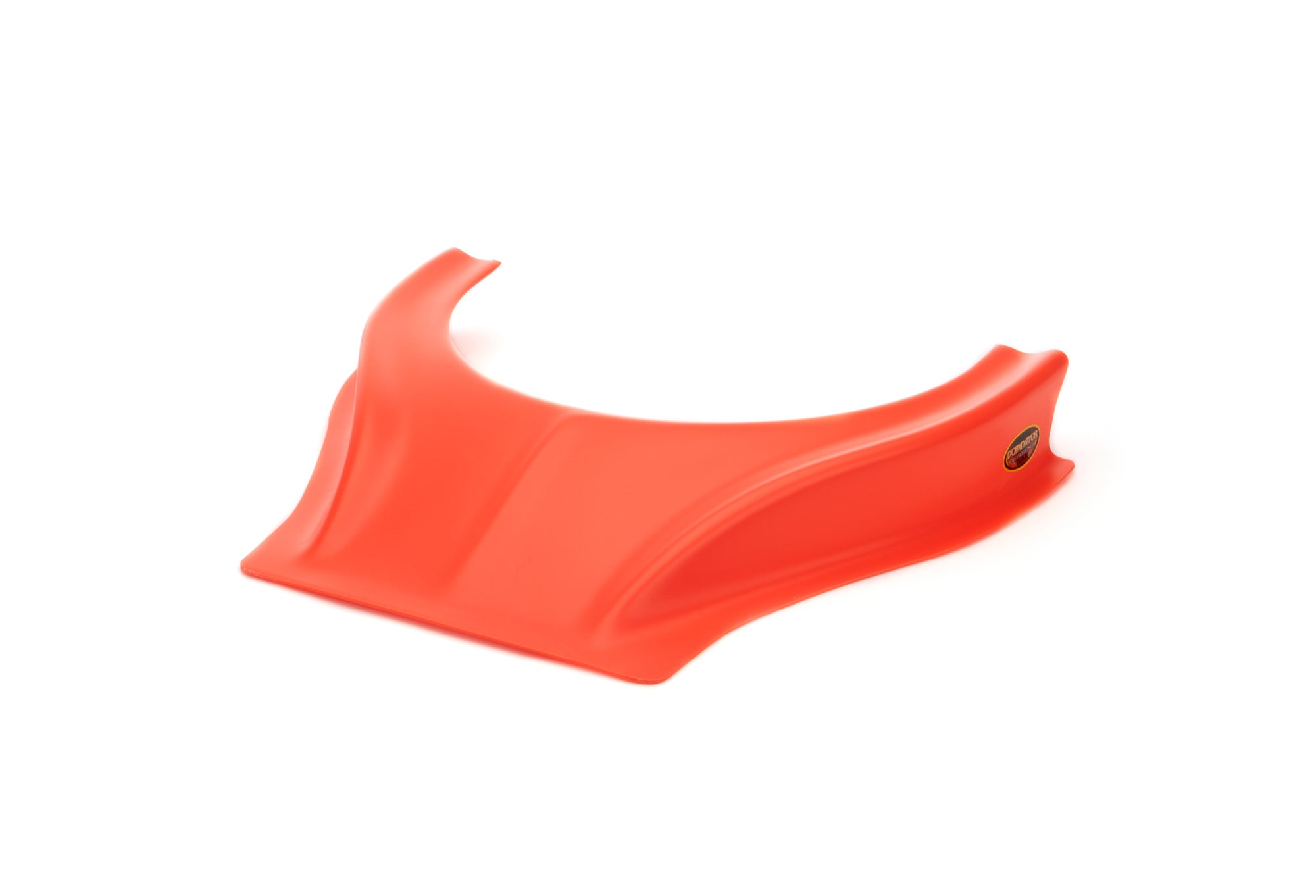 Dominator Race Body Hood Scoop - Stalker - Dirt - 2.5 in Height - Curved Front - Plastic - Fluorescent Orange - Each - DOM-502-FLO-OR