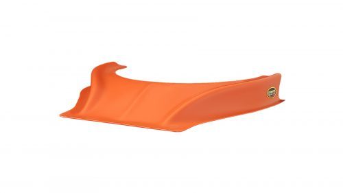 Dominator Race Body Hood Scoop - Stalker - Dirt - 2.5 in Height - Curved Front - Plastic - Orange - Each - 502-OR