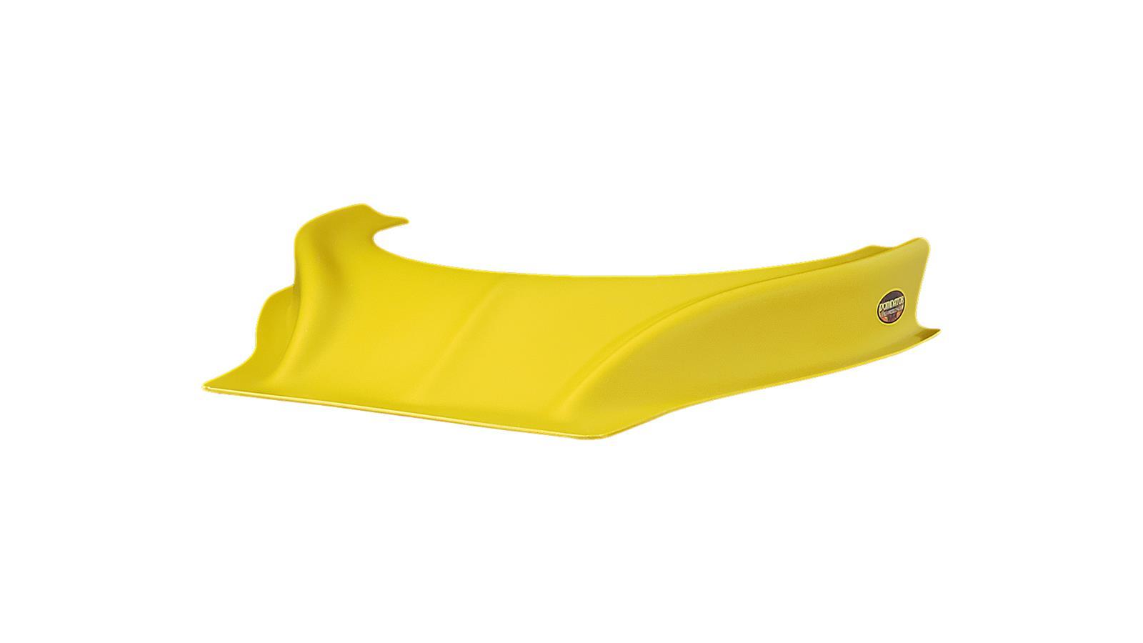 Dominator Race Body Hood Scoop - Stalker - Dirt - 2.5 in Height - Curved Front - Plastic - Yellow - Each - 502-YE