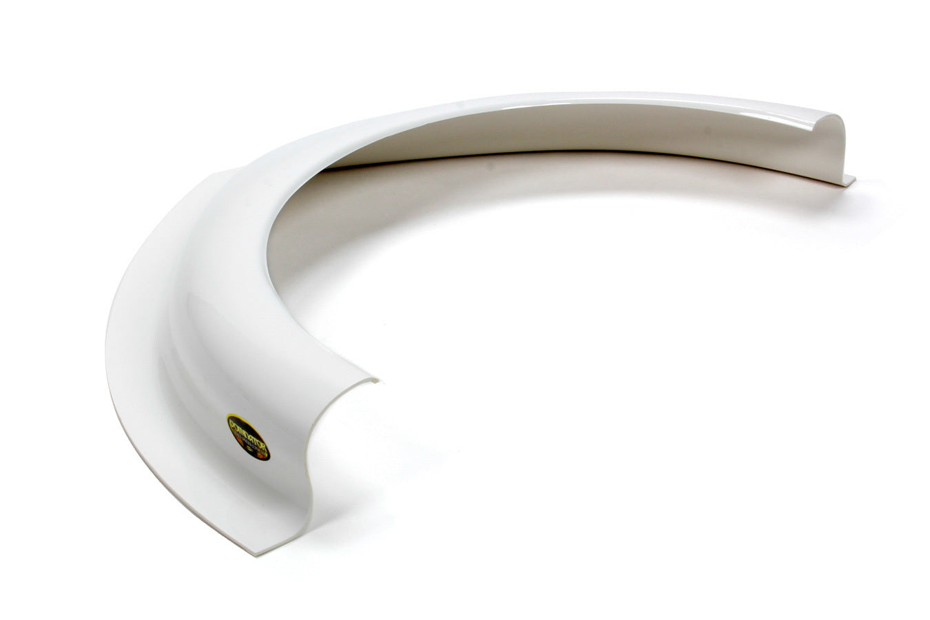 Dominator Race Body Hood Scoop - Dominator - Dirt - 2.5 in Height - Curved Front - Plastic - White - Each - DOM-506-WH