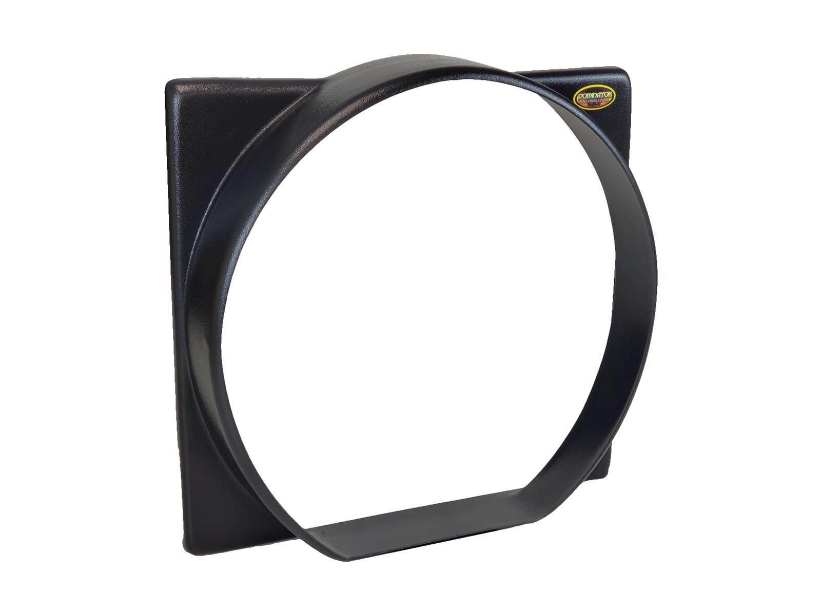 Dominator Race Body Fan Shroud - 19.5 in Wide - 19 in Tall - 4 in Deep - Plastic - Black - Universal - Each - DOM-554