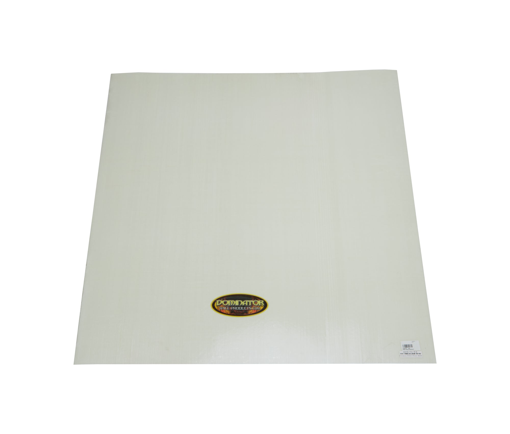 Dominator Race Body Hood Filler Panel - 54 x 48 in - Plastic - White - Modified - Each - 751-WH