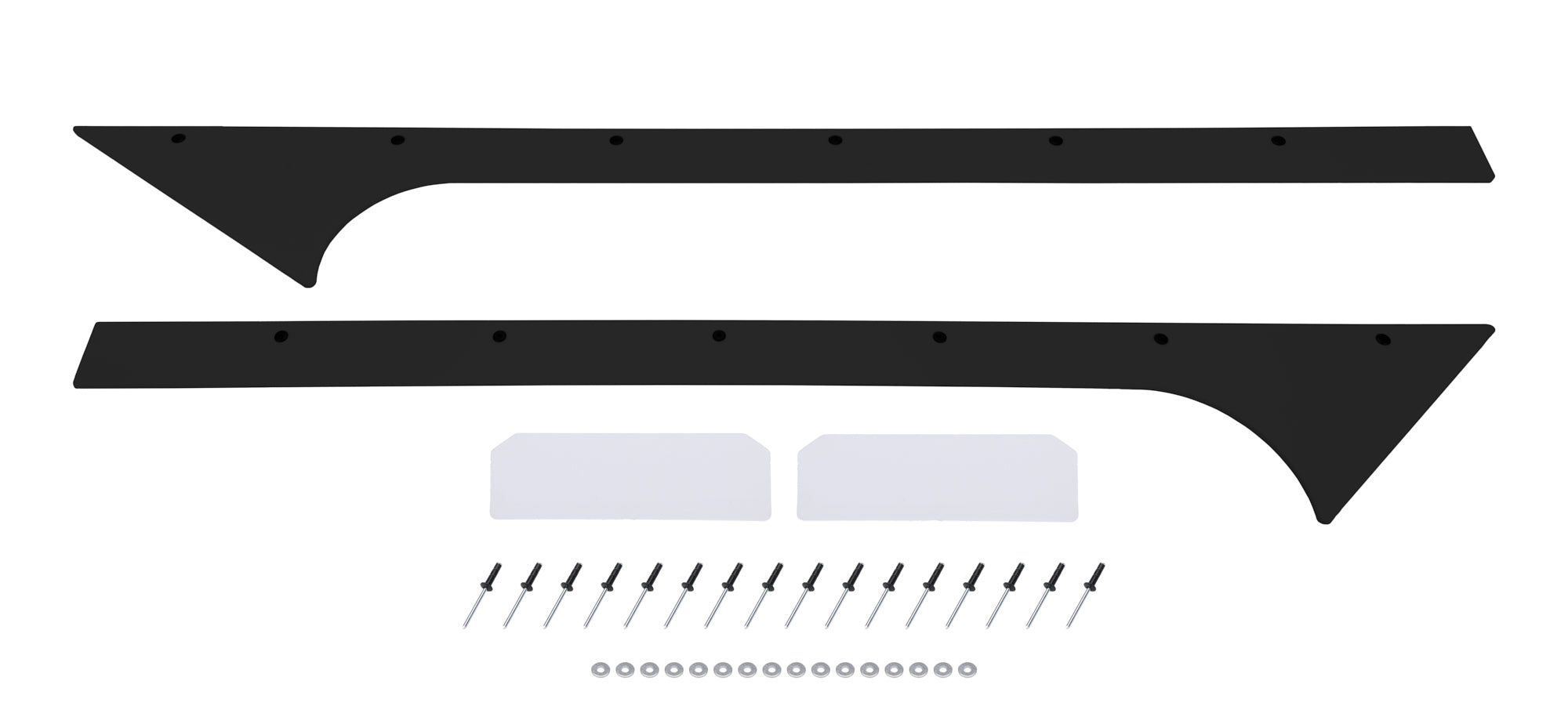 Dominator Race Body Pillar Post - Front - Plastic - Black - Dirt Late Model - Kit - 835-BK