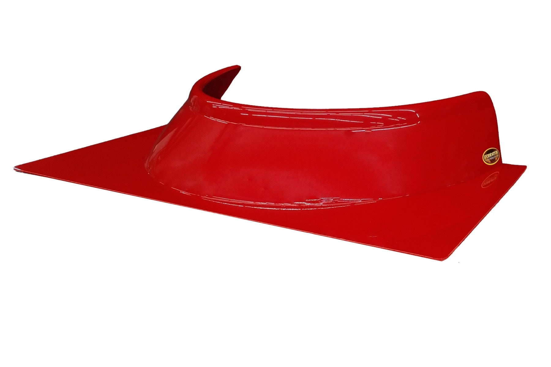 Dominator Race Body Cockpit Deflector - 4.5 in Height - 19.75 in Long x 28.25 in Wide - Plastic - Red - Dirt Late Model - Each - 901-RD