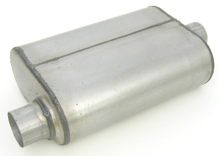 Dynomax Dual Chamber Muffler 2.50in Offset/Center - 17656