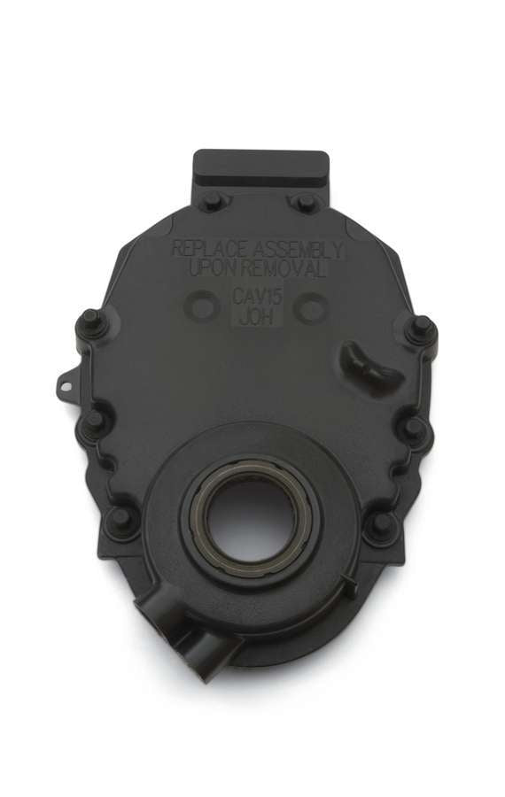 Chevrolet Performance Parts Engine Component SBC Front Timing Cover - Black Plastic 12562818