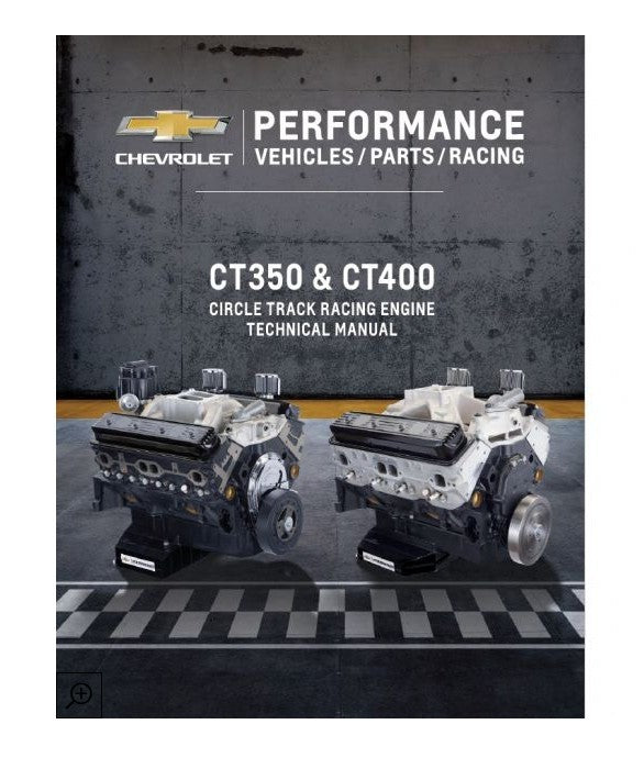 Chevrolet Performance Parts Engine Component Circle Track Tech Manual CT350 / CT400 19434342